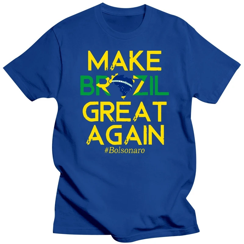 Флаг Бразилии Сделайте футболку Болсонаро снова великой
