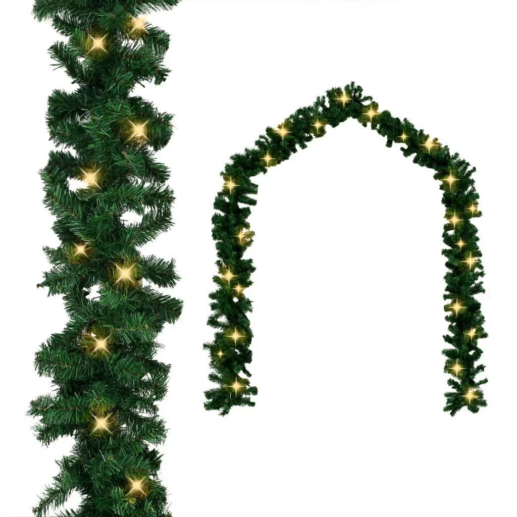 

Christmas Garland with LED Lights 32.8'
