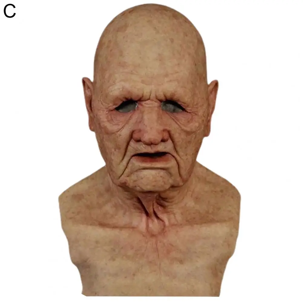 Латексная Маска на Хэллоуин популярная Реалистичная лысая Мужская Костюм для