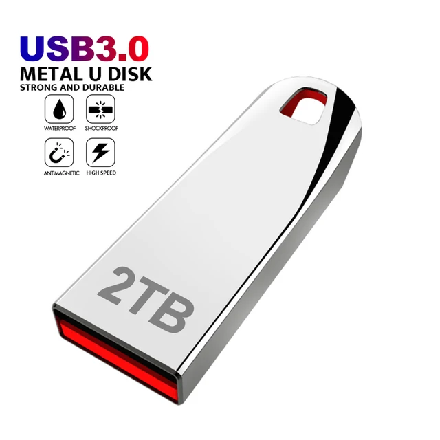 Metal Usb 3.0 Pen Drive 2TB Cle Usb Flash Drives 1TB High Speed Pendrive 512GB Portable SSD Memoria Usb Flash Disk 6