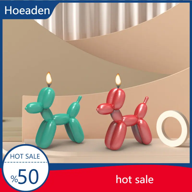

Balloon Poodle Dog Aromatherapy Candle Silicone Mold for Handmade Decoration