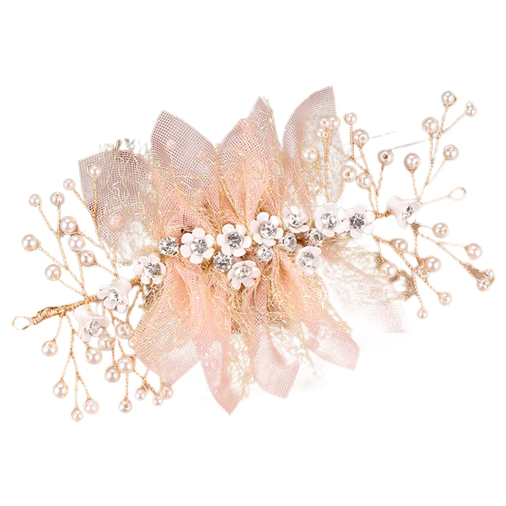 

Kids Headbands Flower Bride Headdress Hair Accessories Bridal Headpiece Headgear Fabric Jewelry
