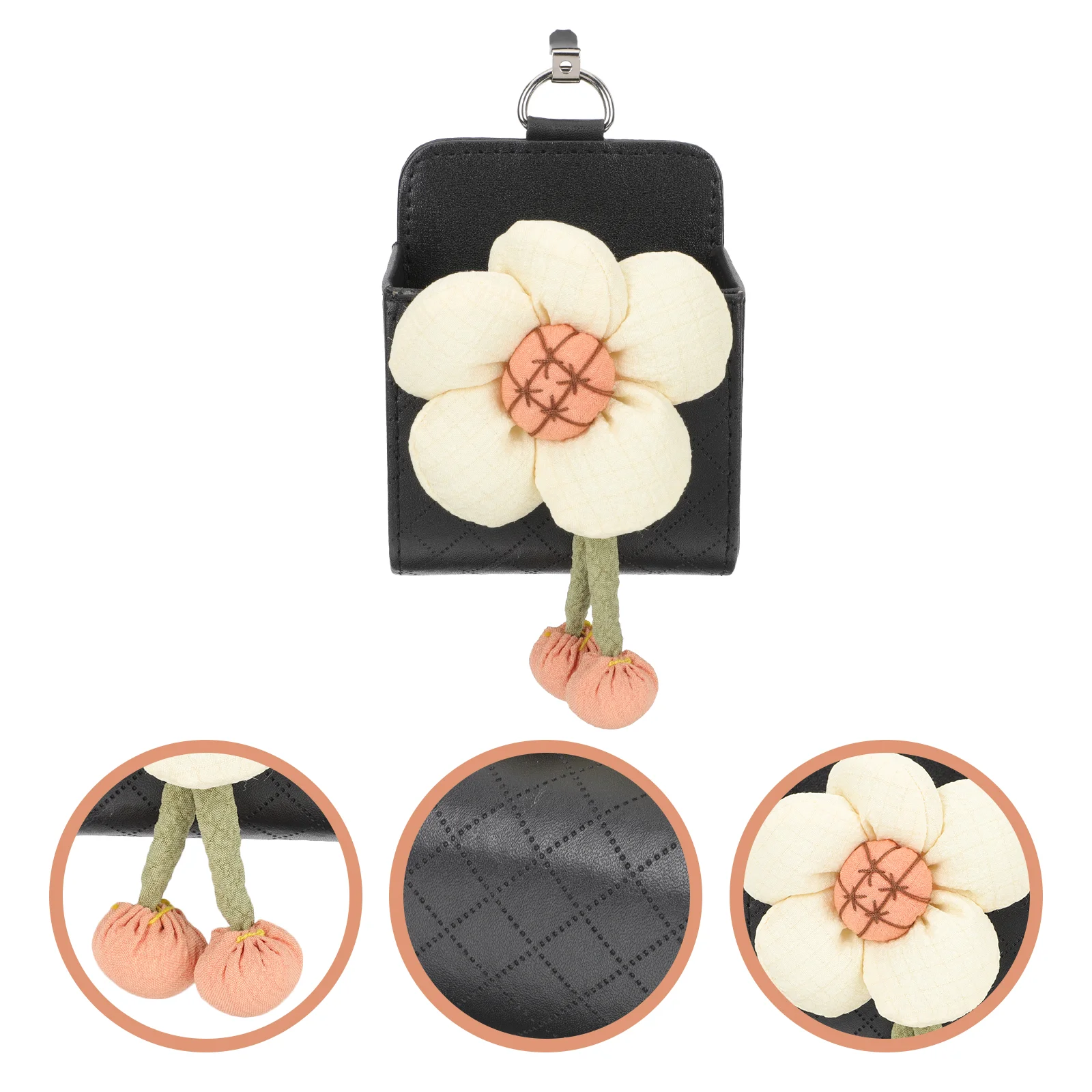 

Car Vent Air Holder Bag Pocket Storage Pouch Organizer Sunglass Caseeyeglasses Key Hanger Driverglasses Pockets Accessories