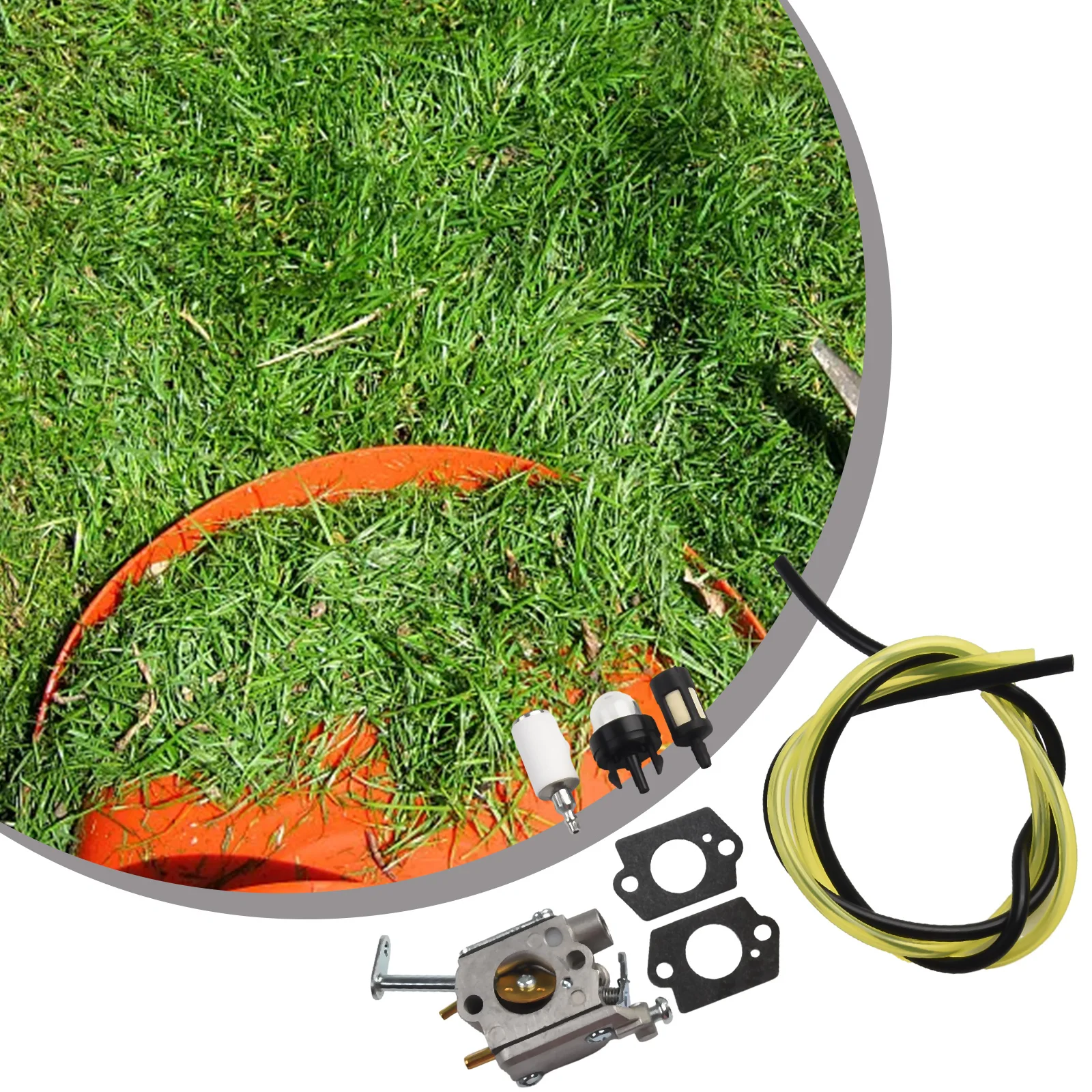 Комплект карбюратора бензопилы для Homelite 33cc 3314 Walbro WT-673 A09159 000998271 прокладок