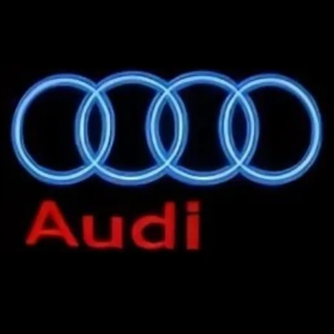 2CS/4PCS автомобильные двери светодиодный лазерный приветственный свет Audi quattro Gecko