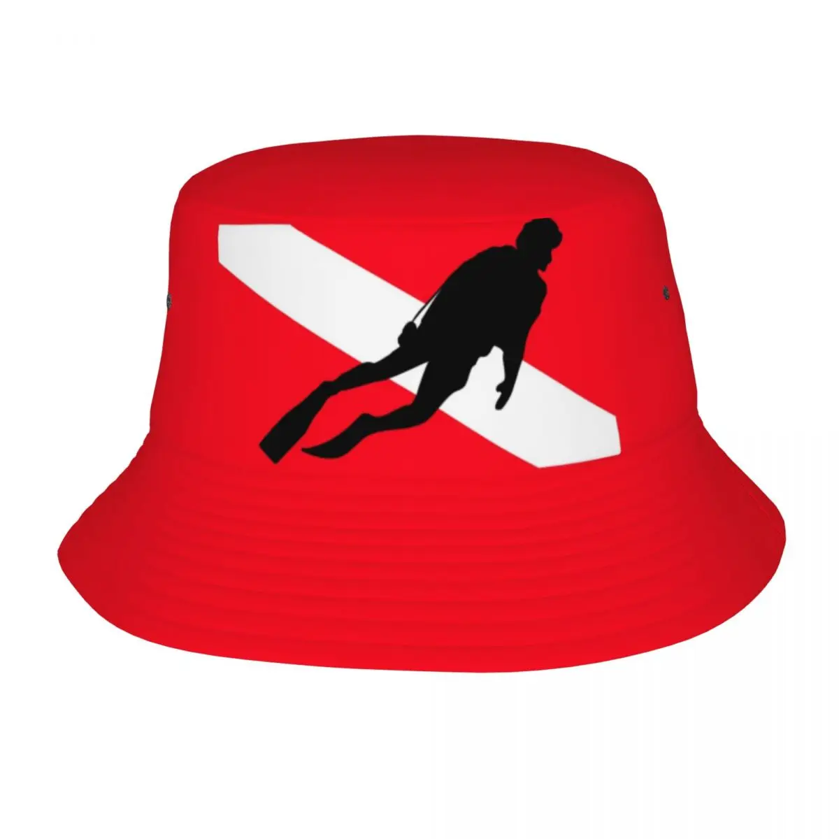 

Панама с флагом Для Акваланга для мужчин и женщин, модная летняя Рыбацкая шапка для дайвинга, унисекс