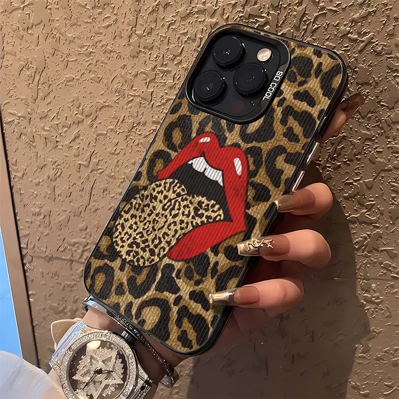 Горячая Распродажа красный Леопардовый принт для OPPO A18 A31 A37 A38 A53 A55 A57 A58 A60 A74 A76 A78 A94