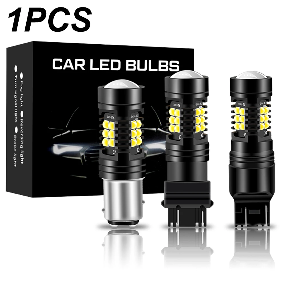 

1x 1156 BA15S P21W BAU15S PY21W 1157 P21/5W BAY15D 3030 3D LED Bulb 7440 7443 3157 T20 Led Turn Signal Light Reverse Tail Light