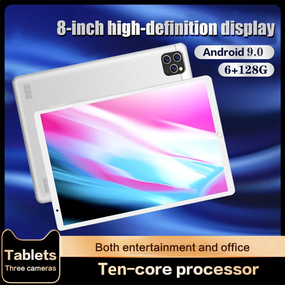 

Глобальная версия Tab 8 Pro Tablet PC 8 дюймов 6GB + 128GB ROM Android 9.0 Планшет с поддержкой двух SIM-карт Обучающий планшет с ручкой