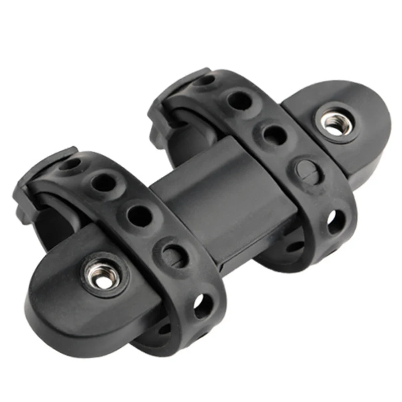 

Road Bicycle Bottle Cage Mount Base Silicone Bike Kettle Rack Adapter Adjustable Design for Bike Black