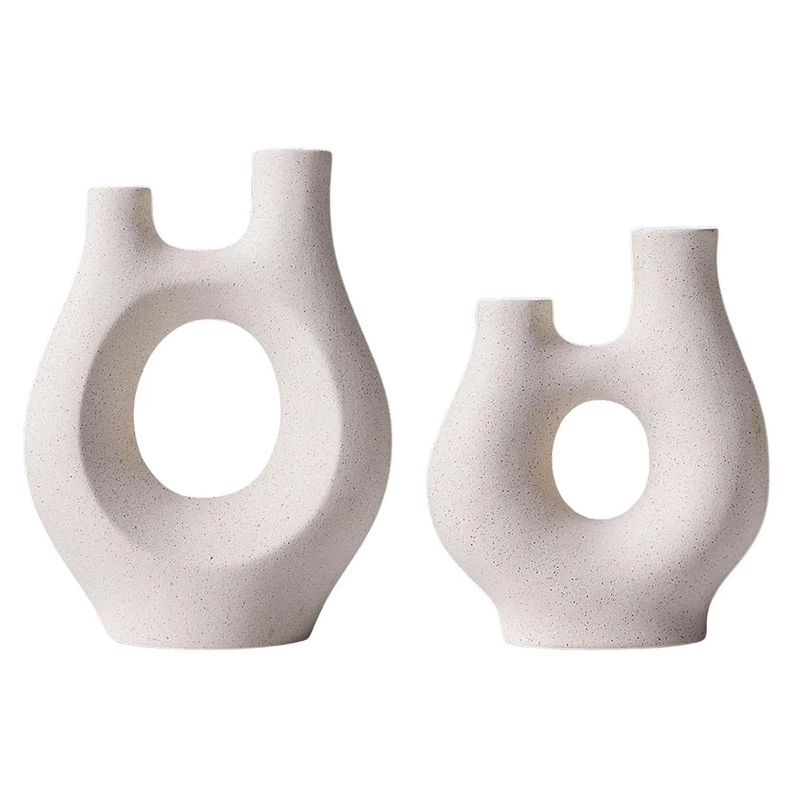 

Керамический цветочный плантатор, горшки, украшения для рукоделия, Минималистичная белая матовая Настольная Ваза для домашнего бара, Декор