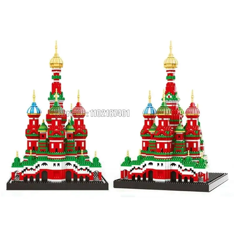 Детский конструктор &quotСобор Василия Блаженного&quot из пластика