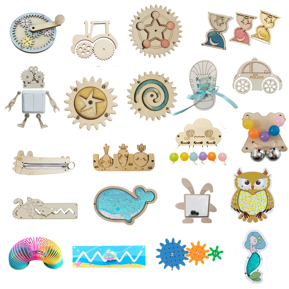 Новое поступление бушюры Монтессори сделай сам аксессуары занятые доски Детские