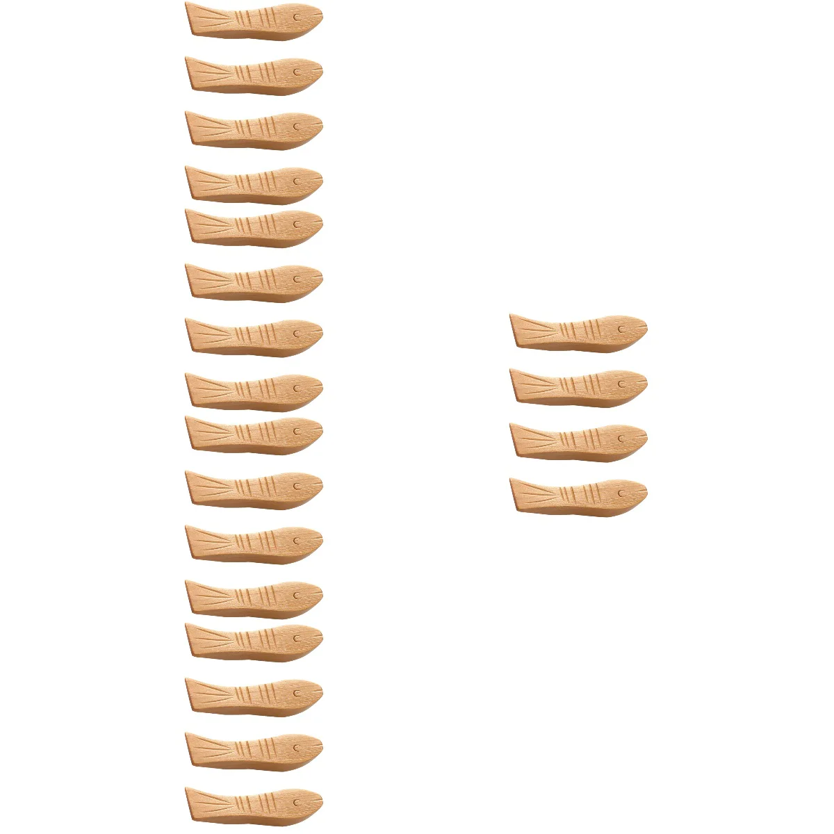 

20 Pcs Wooden Chopstick Stand Japanese Style Chopstick Holder Tableware Rack