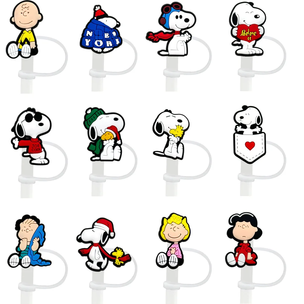 Соломенный колпачок Snoopy мягкая резина 8-10 мм соломенный чехол декоративная