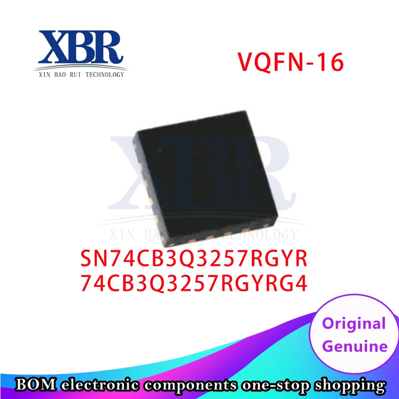 

5 PCS SN74CB3Q3257RGYR 74CB3Q3257RGYRG4 VQFN-16 Chip IC New and original parts
