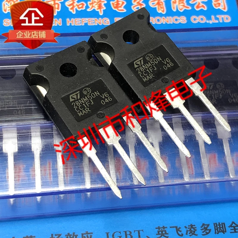 

5 шт.-10 шт. 28NM50N STW28NM50N TO-247 500V 21A Новый и оригинальный на складе