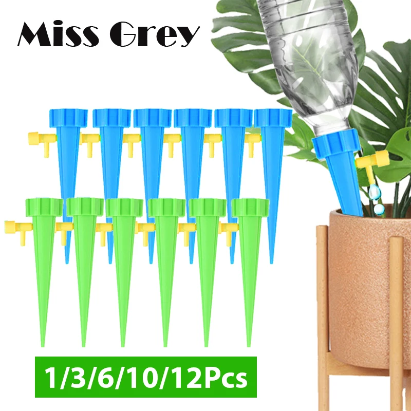 

Automatic Drip Garden Watering Irrigation System Adjustable Self Waterers Kits Indoor Plant Flower Greenhouse Water Drips Device