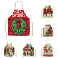 new product christmas cake agricultural vehicle anti fouling scarf apron household armor pocket kitchen apron hanging neck