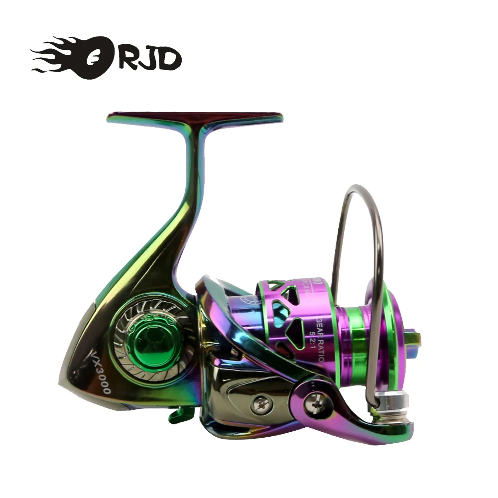 

ORJD Spinning Fishing Reel Saltwater Carp Strong Double Drag 13 BB 5.2:1 Gear Ratio 1000~7000 Series Sea Fishing Accessories