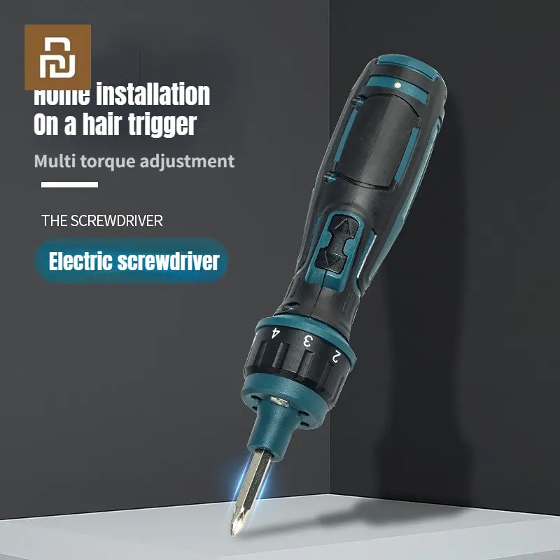 

Электрическая отвертка Youpin, перезаряжаемая Домашняя мини-отвертка, Многофункциональная Беспроводная электрическая отвертка, ручной инструмент