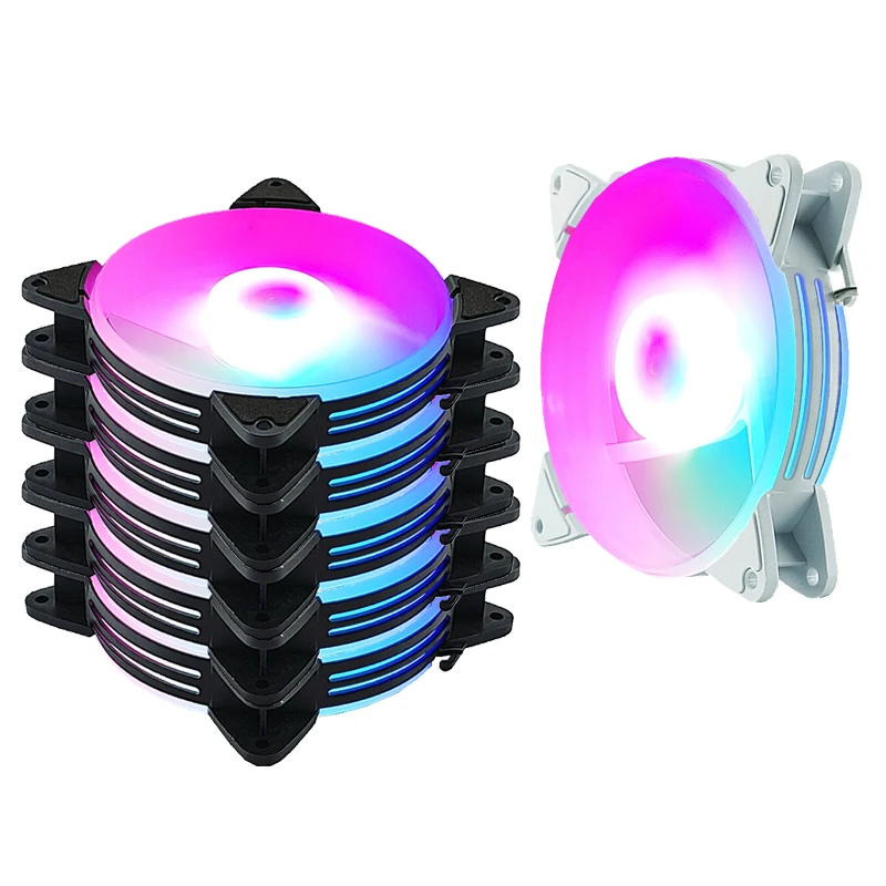 

Fan 120mm Chassis Desktop Computer Heat Sink fans Cooler Dual Wire Safe, Silent, Low Power Consumption, Stable Heat DC12V PC