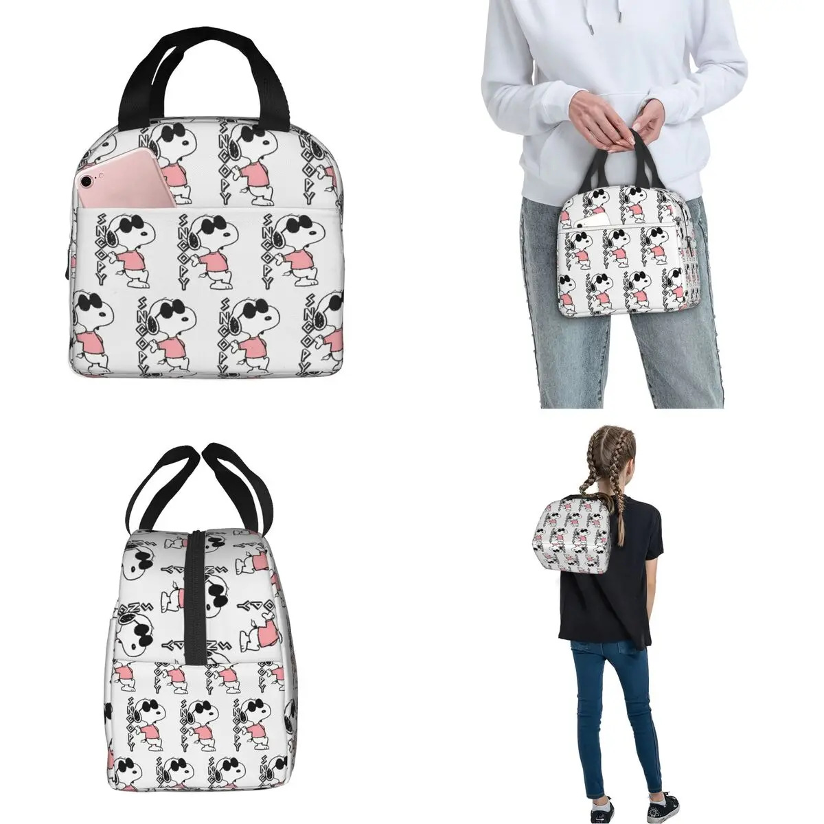 Крутые Изолированные сумки для ланча Snoopy Joe сумка-холодильник многоразовая