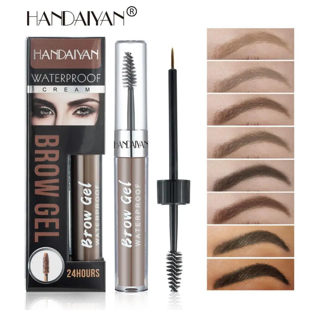 

8 Colors Liquid Eyebrow Cream Brown Black Long Lasting Eye Brow Gel Tattoo Enhancers Waterproof Tint Dye Makeup Eyebrow Enhancer