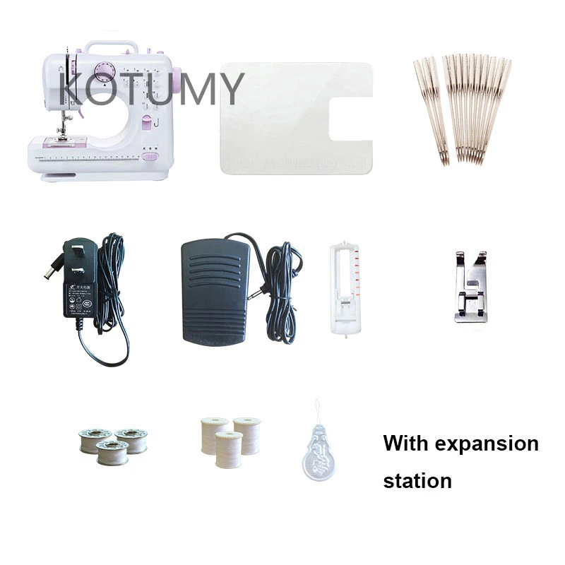 Портативная швейная машина с педальным столом расширительная станция ночник