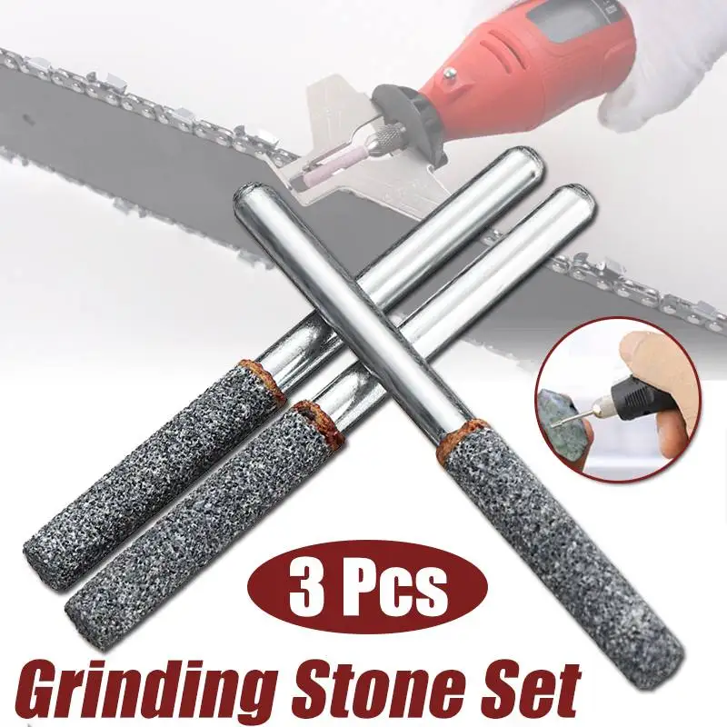 

3pcs durable 5.5mm diamond cutting grinding head mounting point drill bit calf jade carving and polishing Dremel rotary tool