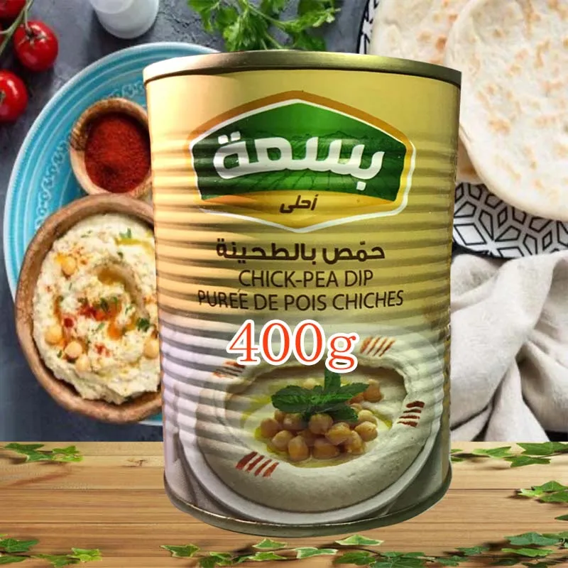 

Гумусовый гумус, нут, соус, треугольные фасоли, Ближний Восток, 400 г, свежая дата