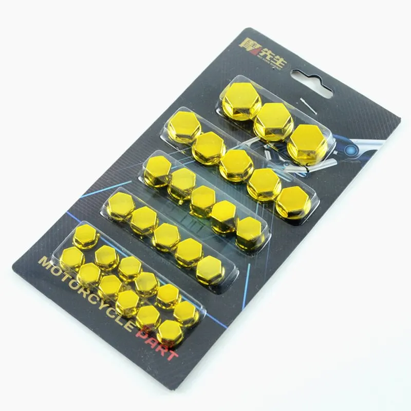 

30Pcs Modification Motorcycle Accessories Head Screw Cover Decorative Parts For Yamaha Honda R30 Nuts Styling Cover