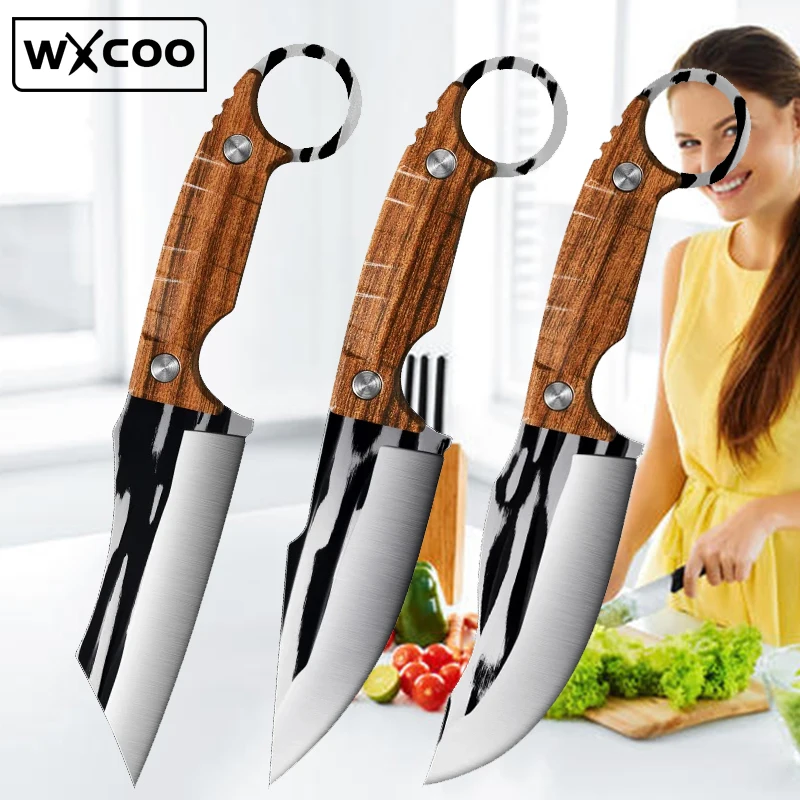 Нож для обвалки из нержавеющей стали Профессиональные Кухонные ножи карманный