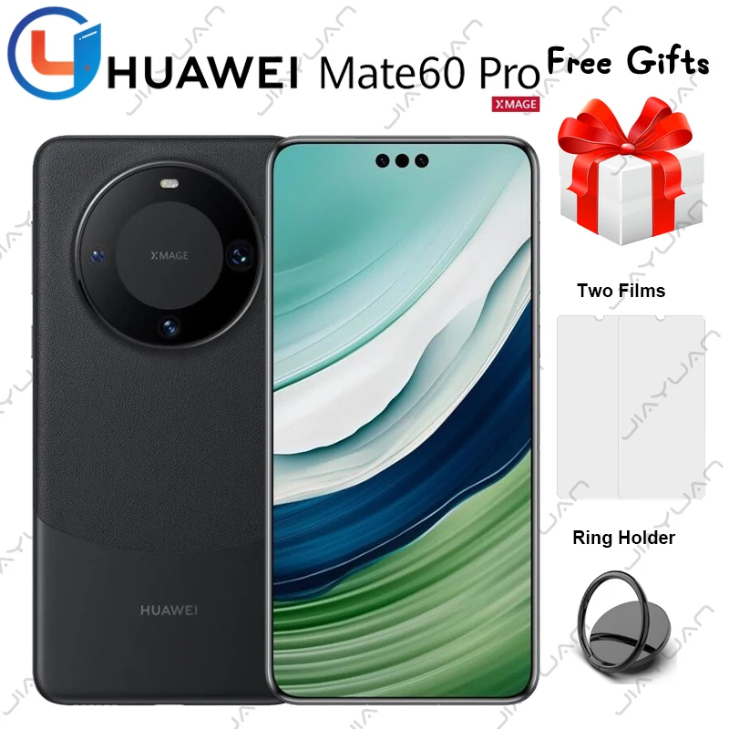 New Original Huawei Mate 60 Pro Mobile Phone 6.82" OLED 120Hz Screen Kirin 9000S HarmonyOS 4.0 Battery 5000mAh NFC Smartphone