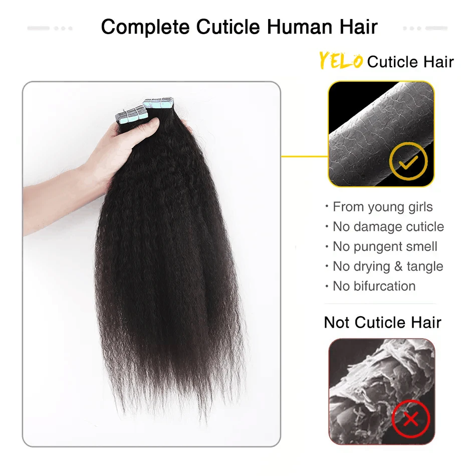 Рисунок 4 - Кудрявые прямые накладные человеческие волосы