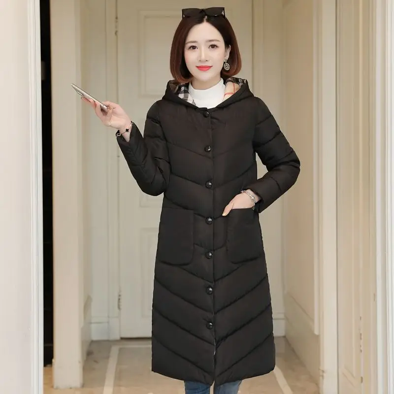 

Женский свитер, пальто, новинка на осень и зиму, вязаный джемпер с капюшоном, Женский утепленный длинный пуловер, пальто с хлопковой подкладкой в стиле пэчворк