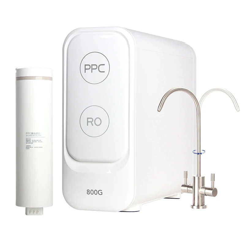 

Pumpless Drinking Under Sink 800G Ro Reverse Osmosis Water Filter System Purifier High Flow For Household Water Purifier