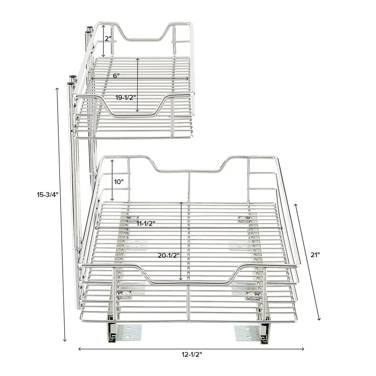 2-Tier Sliding Organizer