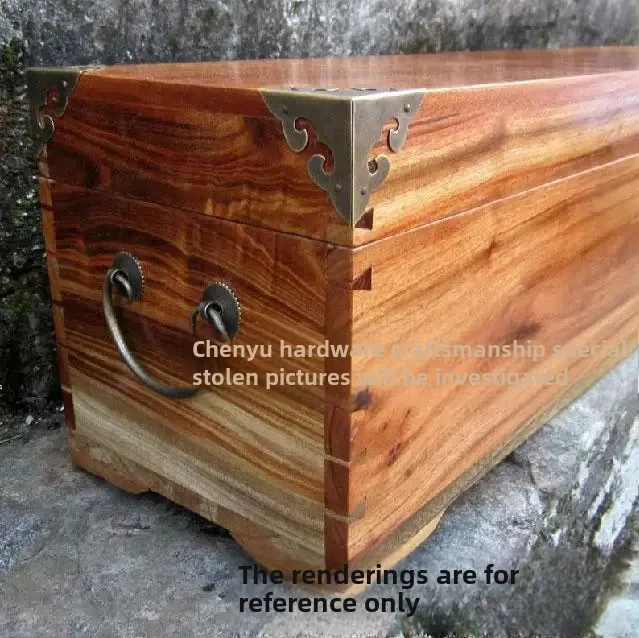 Мебельные аксессуары из чистой меди винтажная застежка-застежка-застежка 8 см