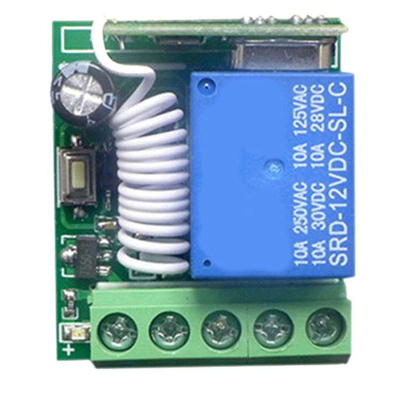 

12V Single Channel Remote Control Switch Control Board Point Automatic Locking Interlock Relay
