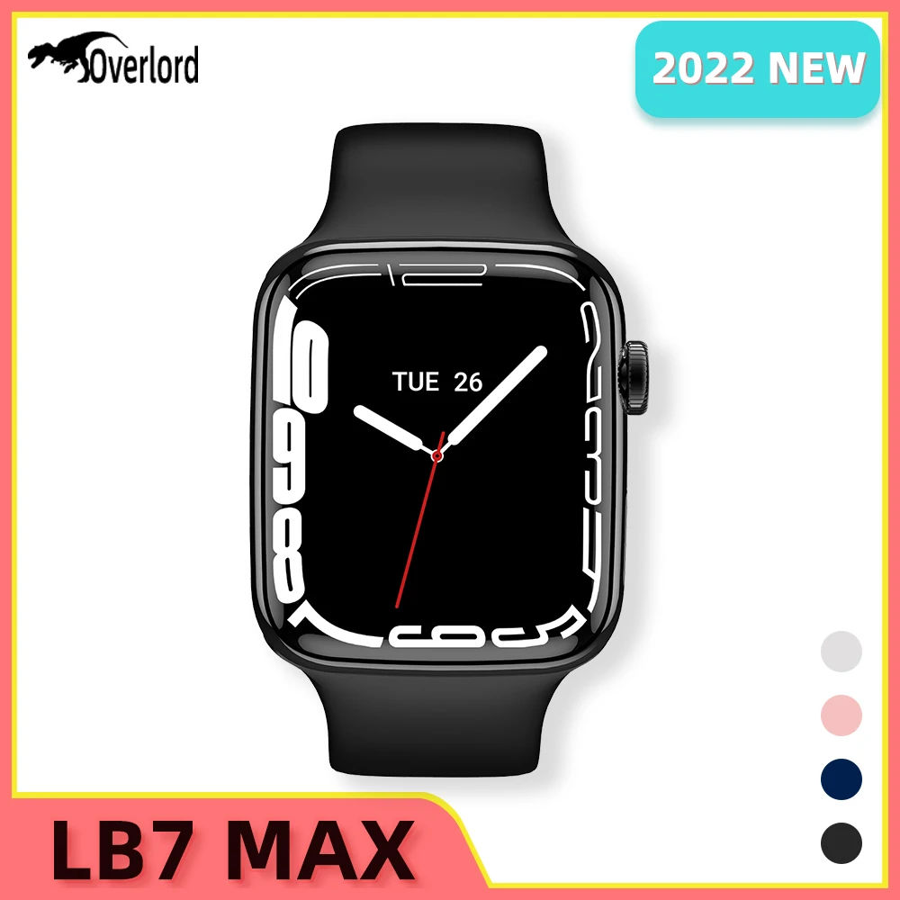 

Оригинальные Смарт-часы LB7 Max, Смарт-часы с беспроводной зарядкой, NFC Pk Poco Watch HW7 Max HW18 HW22 IWO13 HW67 для телефона Xiaomi