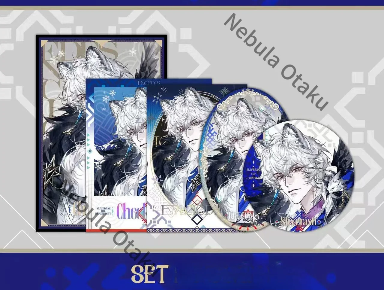 Фото Фотокарточка Arknights SilverAsh Double Flash Badge для моментальной камеры, цветная бумага, для косплея, изысканный сувенирный подарок для коллег, аниме №1