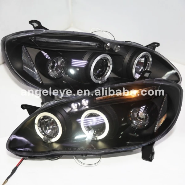 

Фары для TOYOTA Corolla Altis 2001-2006 года светодиодный фары «глаза ангела» JY