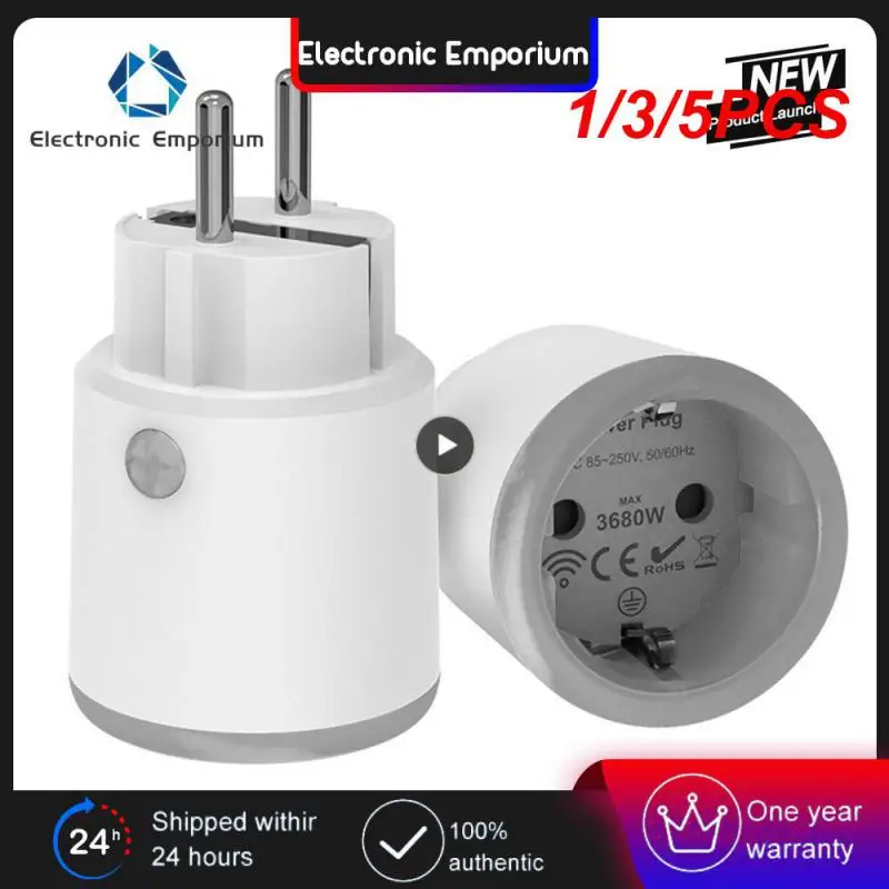 

Розетка умная Zigbee с таймером, 3680 Вт, 16 А, 1/3/5 шт.