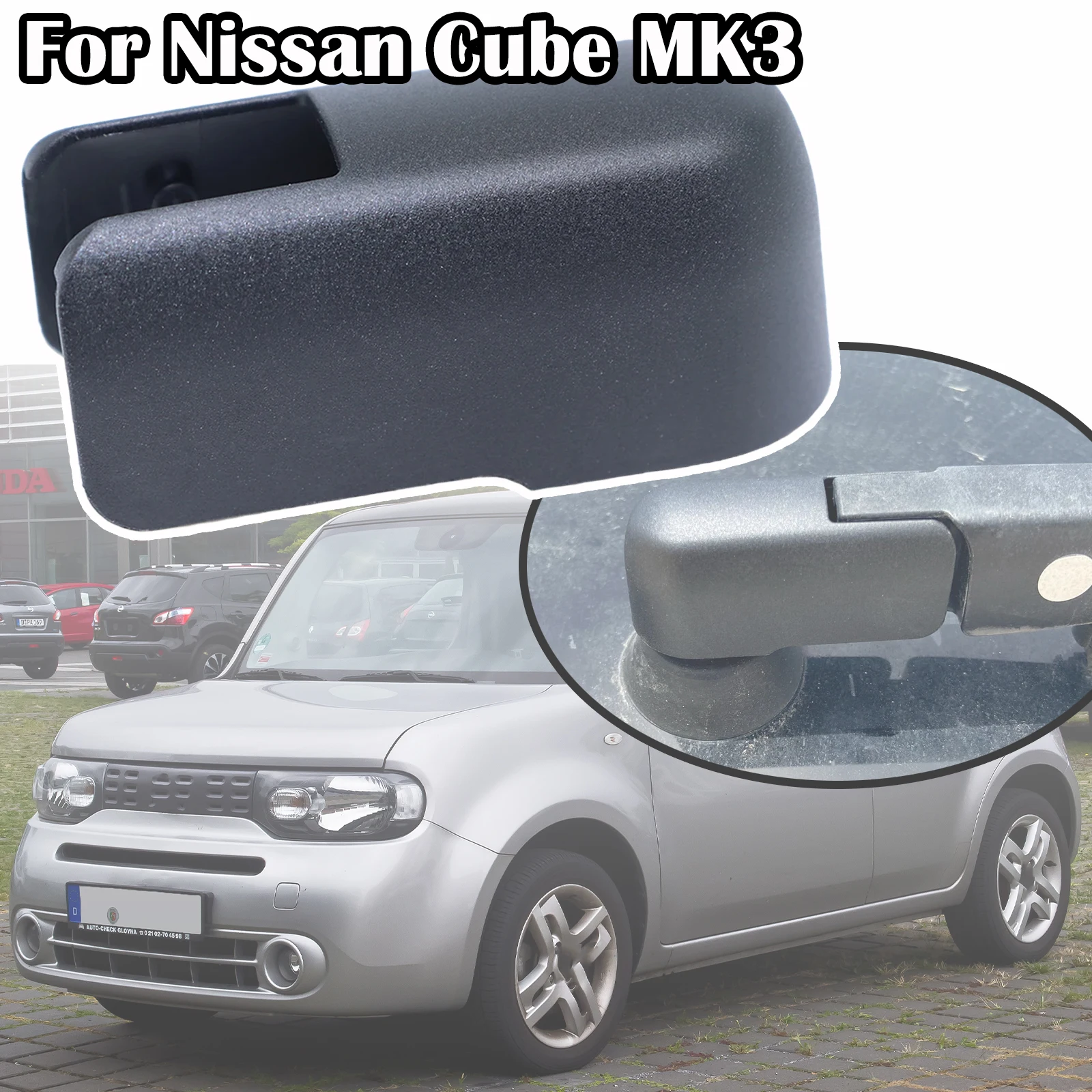Крышка стеклоочистителя для Nissan Cube MK3 Z12 Автомобильная задняя зеркальная дверь