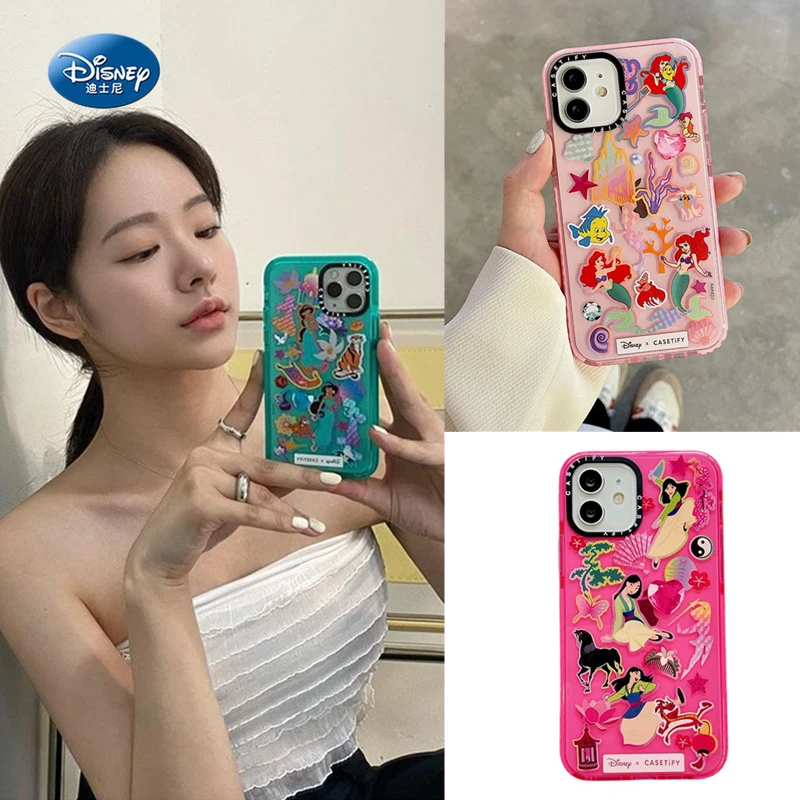 

Disney Princess Mobile Phone Case for iPhone 7/8 plus xr xs max 11/12pro max 12mini Waterproof Cell phone cover