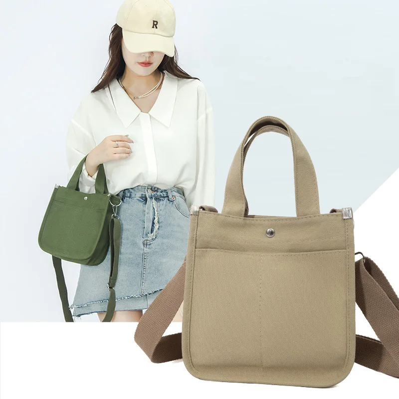 Купи High quality canvas bags for women 2022 soft luxury design Handbag office tote bag solid color messenger Shoulder Bags wallet за 1,250 рублей в магазине AliExpress