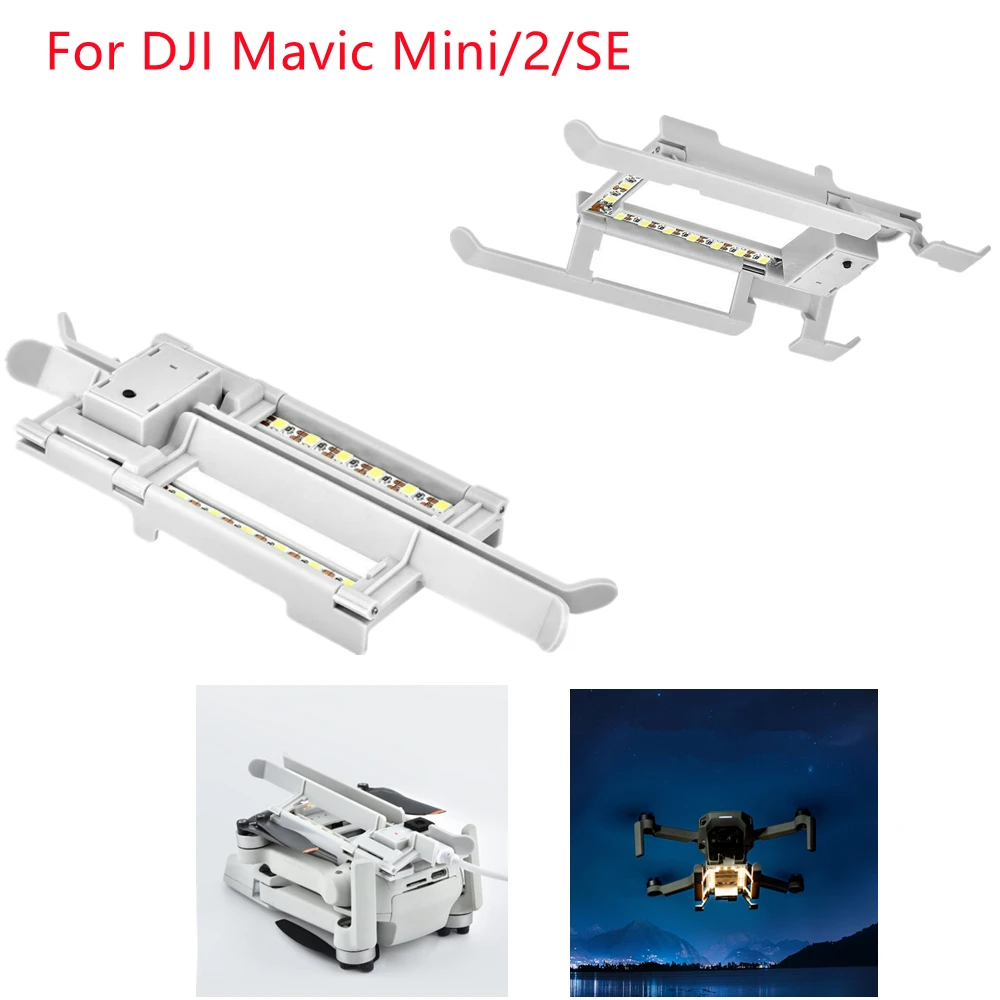 

Lightweight Rechargeable LED Landing Gear Foldable Protective Leg For DJI Mavic Mini/Mini 2/Mini SE Drone