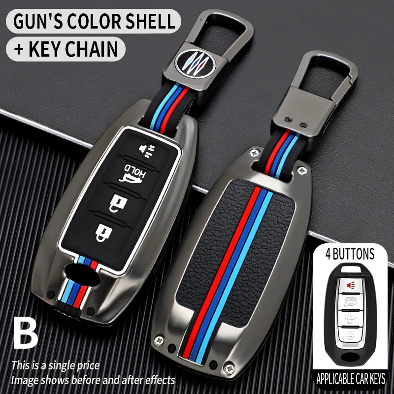 

Силиконовый чехол для автомобильного ключа, из цинкового сплава, для Infiniti QX50 QX60 Q70L 2018-2021