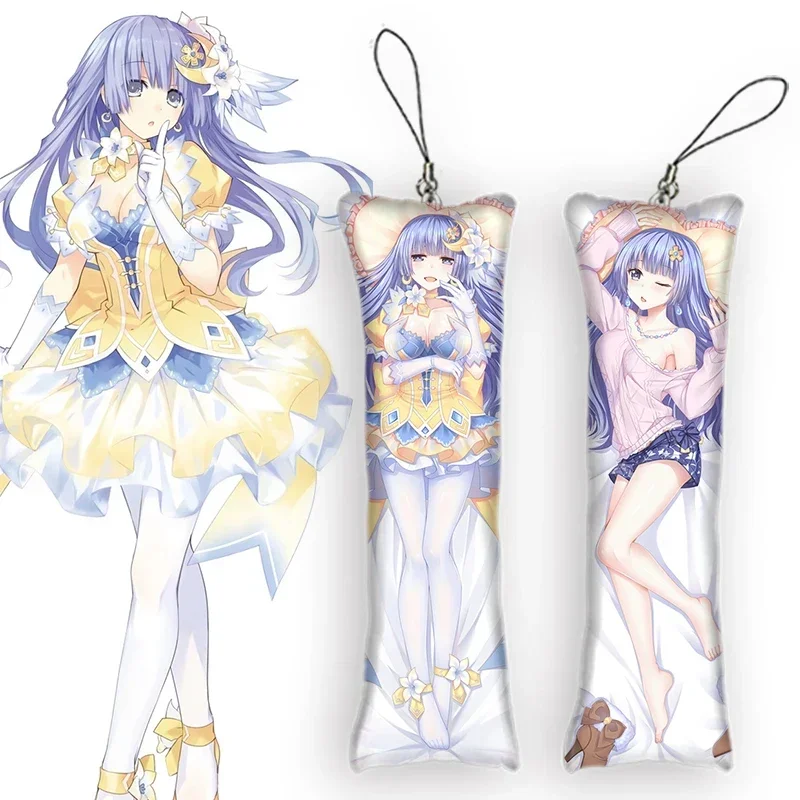 DATE A LIVE Izayoi Miku Dakimakura мини-брелок аниме кулон для тела мультфильм брелки косплей